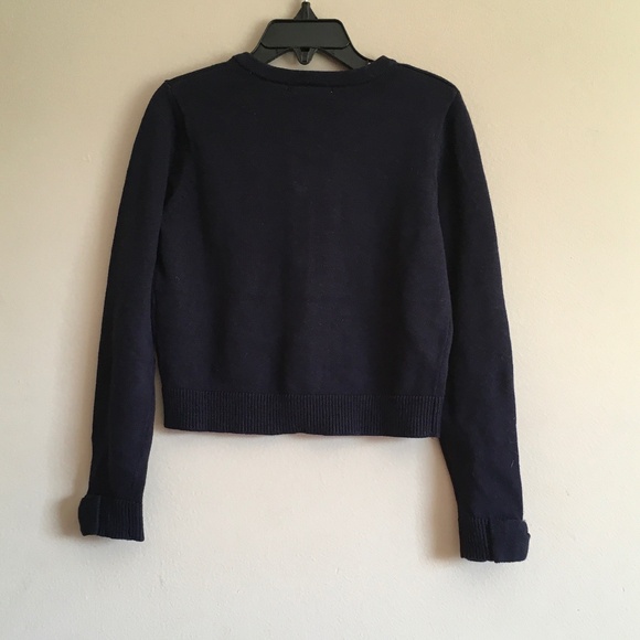 Kate Spade Girl Navy Blue Cardigan Sweater size 4. - Picture 2 of 8